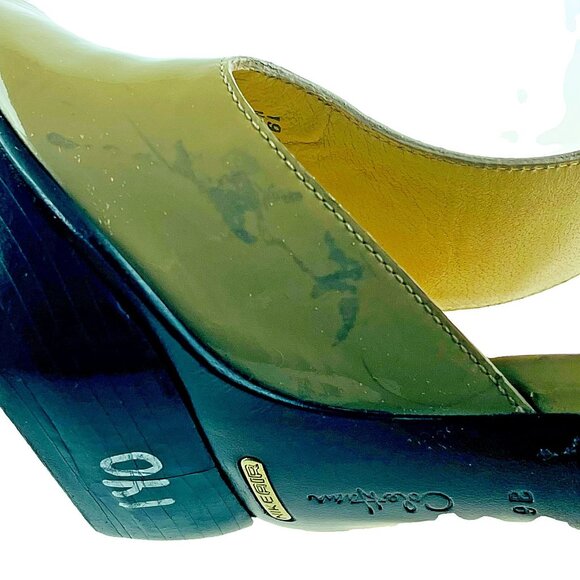 COLE HAAN Shoes Beige Size 9B Patent Leather Heels - Picture 9 of 11